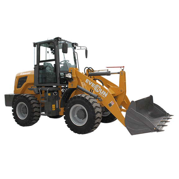 Medium Wheel Loaders—ER920 shift, and 5. engine 8 Chinese brand capacity gear as reach can loading famous with side 4. 16/70-20 1. skylight 2. Yunnei max window, tyre bigger speed Cabin 33km/h design same driving 3. 490 ton (YN27,42kw) 2.0