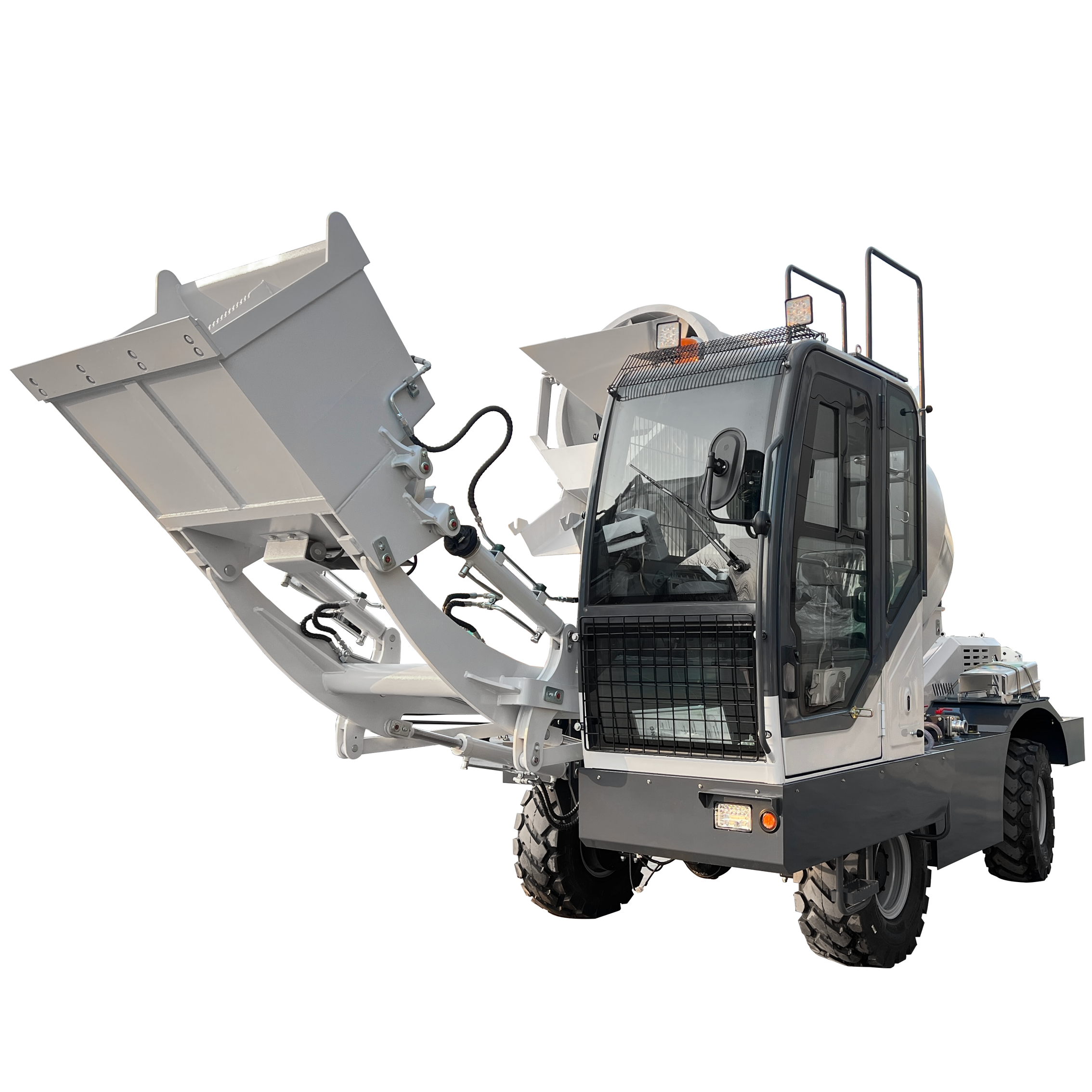 self loading concrete mixer truck er2.5